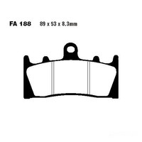 Bremsbelag BremsbeläGe EBC FA188HH Vorne FüR Suzuki GSX-R 1100 W Bj. 1993-1997