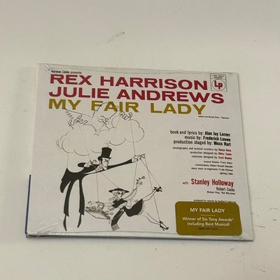 Rex Harrison Julie Andrews   My Fair Lady CD 2009 Broadway Cast Musical Sony NOS
