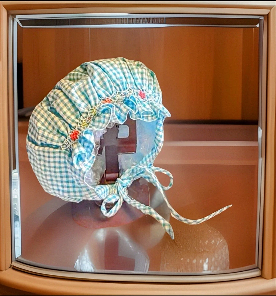 Девочек новый с Ярлыками Luli & Me со сборками платье комплект 3 ПК Bloomers и шляпка 6 месяцев - Изображение 3 из 4