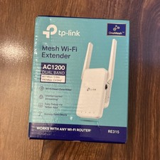 TP-Link RE315 Mesh Wi-Fi Range Extender AC1200 Dual-Band Wireless