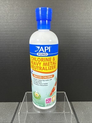 API Pond Care Pond Chlorine & Heavy Metal Neutralizer 16 oz. New