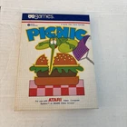 Atari 2600 Picnic US Games 1982 Cartridge, Box and Instructions