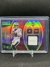 2021 Panini Select - Draft Selections Ian Book #DS-IBO Red Prizm (MEM, RC)