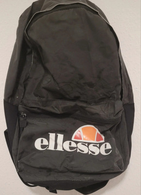 Rucksack Ellesse, Schultasche, Ausflug, schwarz, damen, herren, vintage, sport