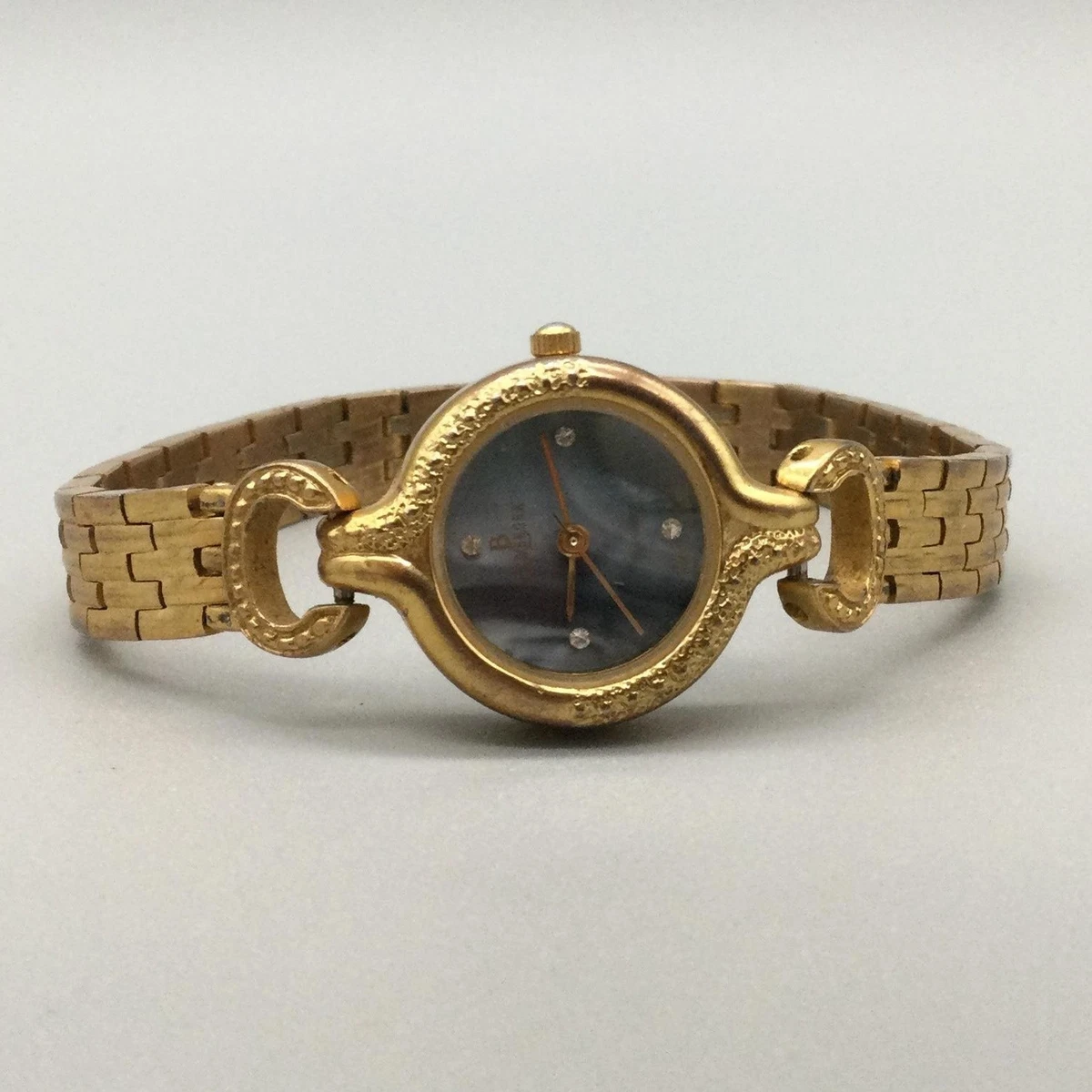 Berenger Vintage Gold Tone Dainty Cocktail Watch Womens Quartz Square Round Berenger Classic Women main image 4