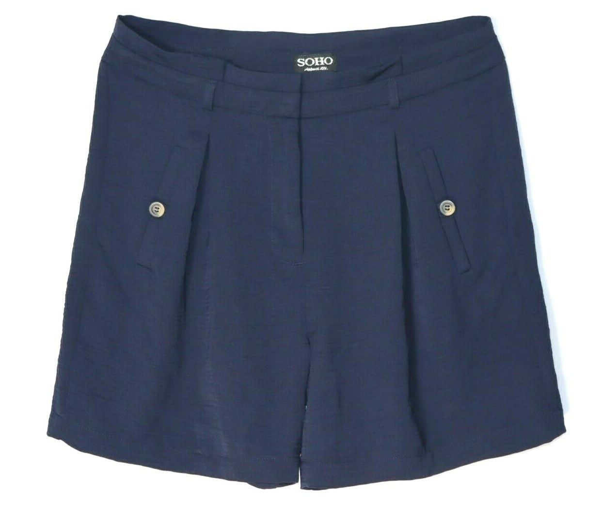SOHO Apparel Ltd. womens blue Culotte dress short… - image 1