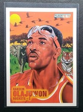 1993-94 Fleer Hakeem Olajuwon "The Dream" Art Card, Houston Rockets