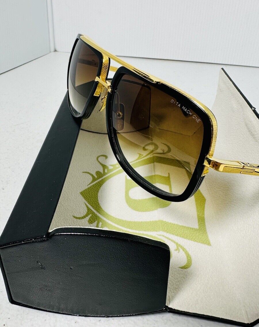 Dita MACH ONE DRX-2030B-59 Black & Gold Gradient Unisex Dita MACH ONE DRX-2030B-59 Black & Gold Gradient Unisex