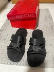 Aerosoles women black cushioned WipAway sandals size 5 size 5 — photo 1