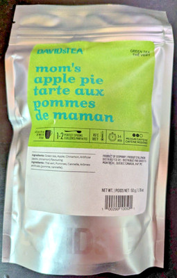 DAVIDSTEA Loose Leaf Tea - MOM'S APPLE PIE 50g Davids Tea RETIRED GREEN TEA