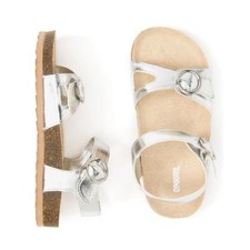 NWT Gymboree Jump Into Summer Girls Sandals Metallic Silver Baby and Kids sizes