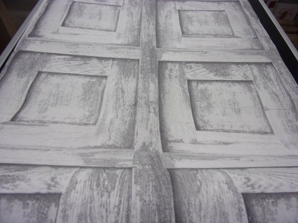 3 Rollen As Creation Vliestapete, Shabby,Holzoptik,0,69€/M.Weiß,Grau 30750-2-image
