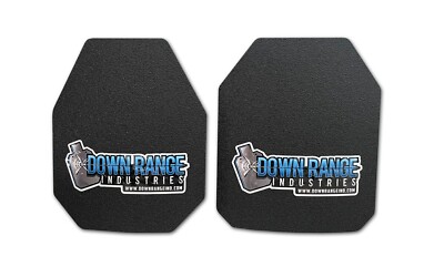 Body Armor AR600 Level 3+ LIGHTWEIGHT Set Of Plates Curved 10x12 