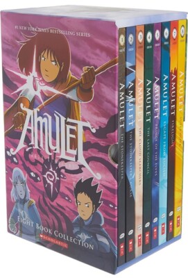 Amulet Eight Book Collection by Kazu Kibuishi (2018, Paperback)