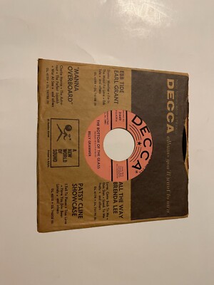 Billy Grammer 1963 I Wanna Go Home / The Bottom of the Glass 45 RPM Record EX. 