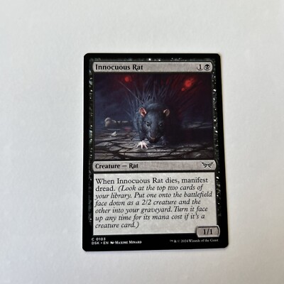 Innocuous Rat Duskmourn: House of Horror Regular | eBay