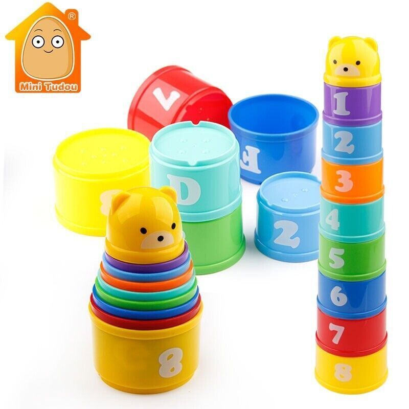 Bath Toys for Babies 6 to 12 Month Stacking Cups for Toddlers Baby Bath  Toys for
