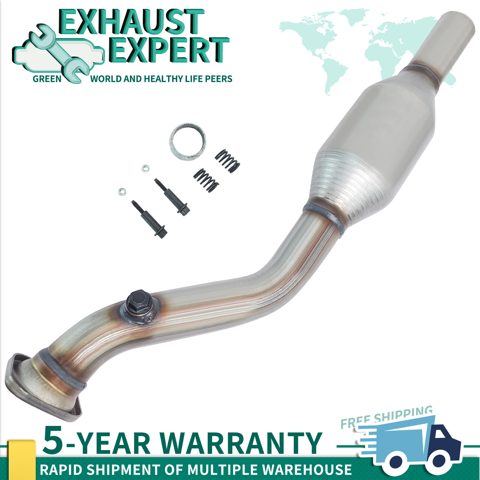 4WD Catalytic Converter For Jeep Compass 20072017 Patriot 20112017 2