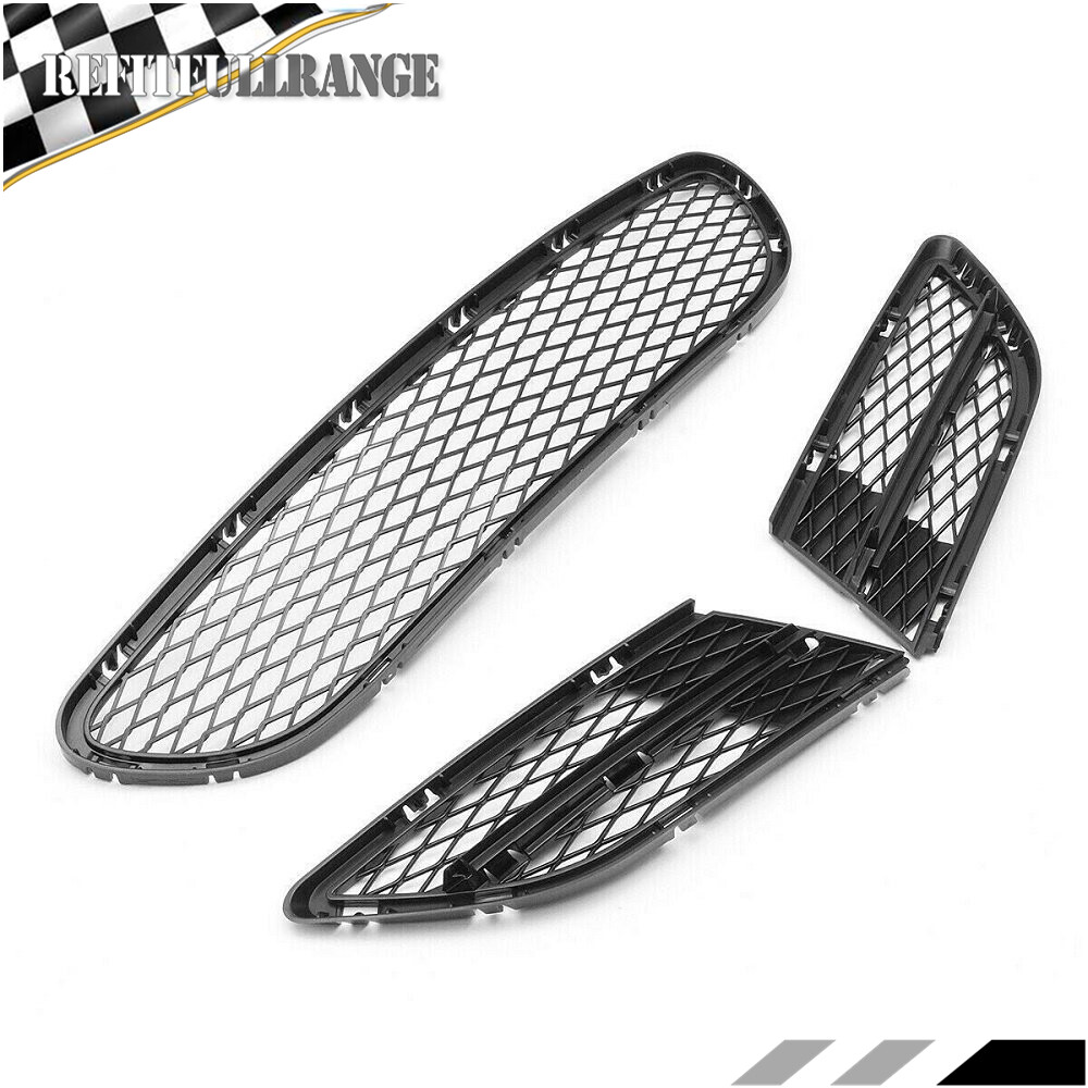 For BMW 3 Series E90 E91 325i 328i 0912 Front Bumper Lower Grille Kit