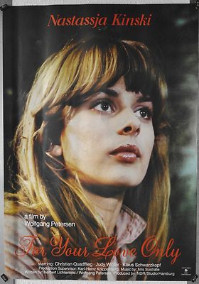 A14 FILMPLAKAT - FOR YOUR LOVE ONLY -  Nastassja Kinski  - GEROLLT 
