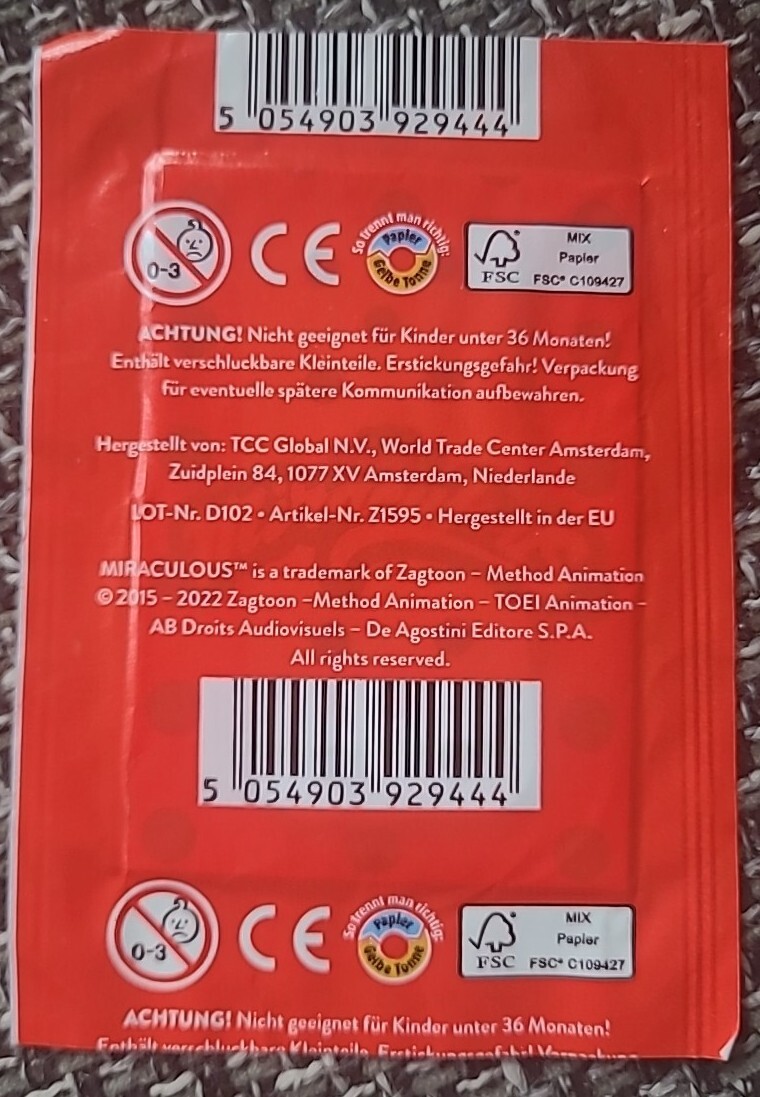 Thumbnail - 3 Sammelkarten Miraculous Von Aldi