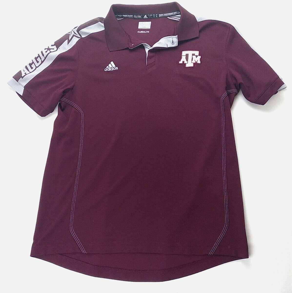 maroon adidas polo