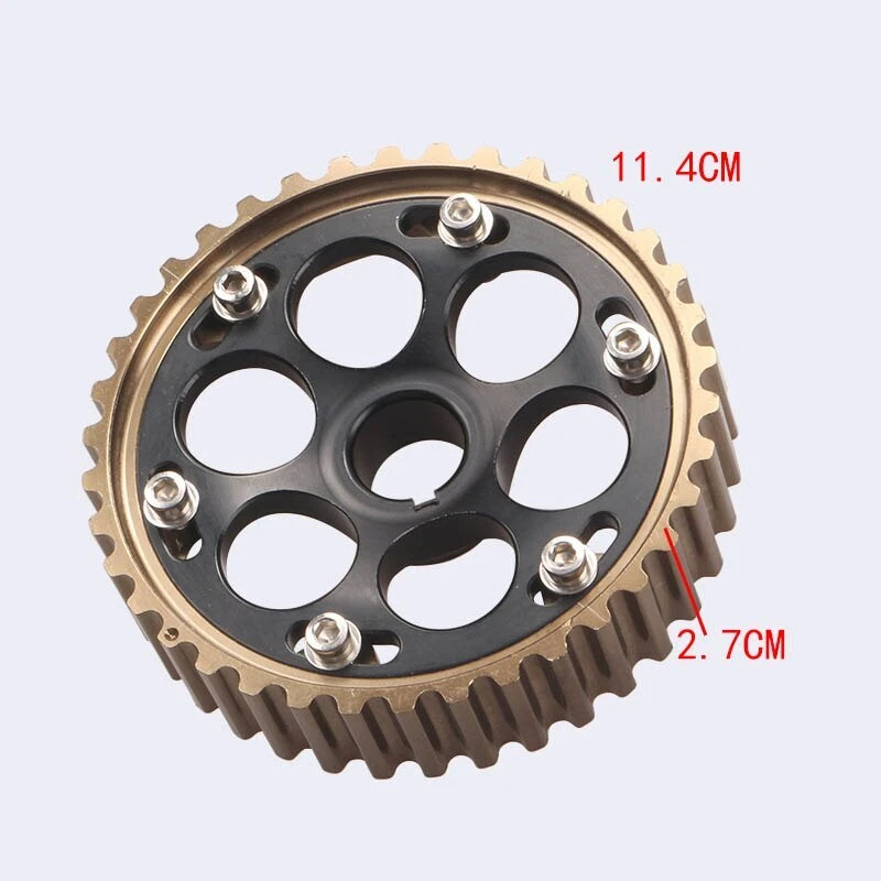 For Honda Civic 88-95 CRX Del Timing Wheel D Series Gear Pulley Single Camshaft Foto 3 de 4