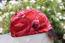 CYCLING CAP DANGEROUS WATER 100% COTTON  HANDMADE IN USA NOT FROM CHINA L,M,S