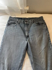 Levi's 550 Denim Blue Jeans 35x30
