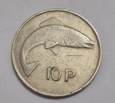 1974 Ireland Eire 10p  Coin, Large type