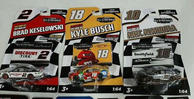 NASCAR Authentics 2021 All Star Wave 1 Series Complete Set of 9