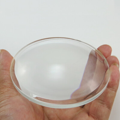  Optical K9 Glass Plano Convex Lens 76mm-108mm Solar Focusing Condenser LED Lens