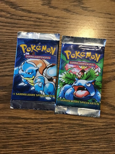 1st Edition German Base Set Booster Pack - Pokemon for sale online | eBay