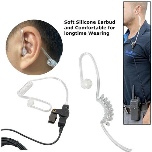 MaximalPower 617-1N 3.5mm LISTEN ONLY Headset Earpiece for Two-Way Radios (2PK) - Picture 3 of 9