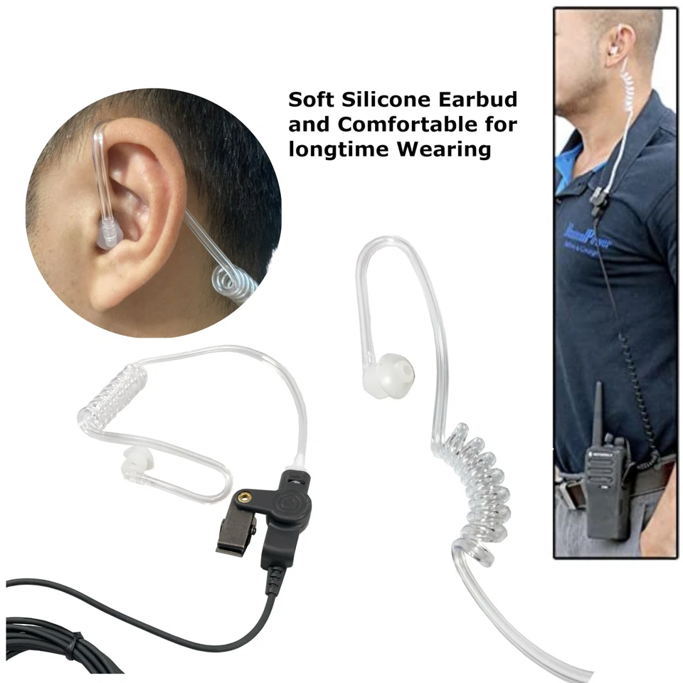 MaximalPower 617-1N 3.5mm LISTEN ONLY Headset Earpiece for Two-Way Radios (2PK) - Image 3 of 4