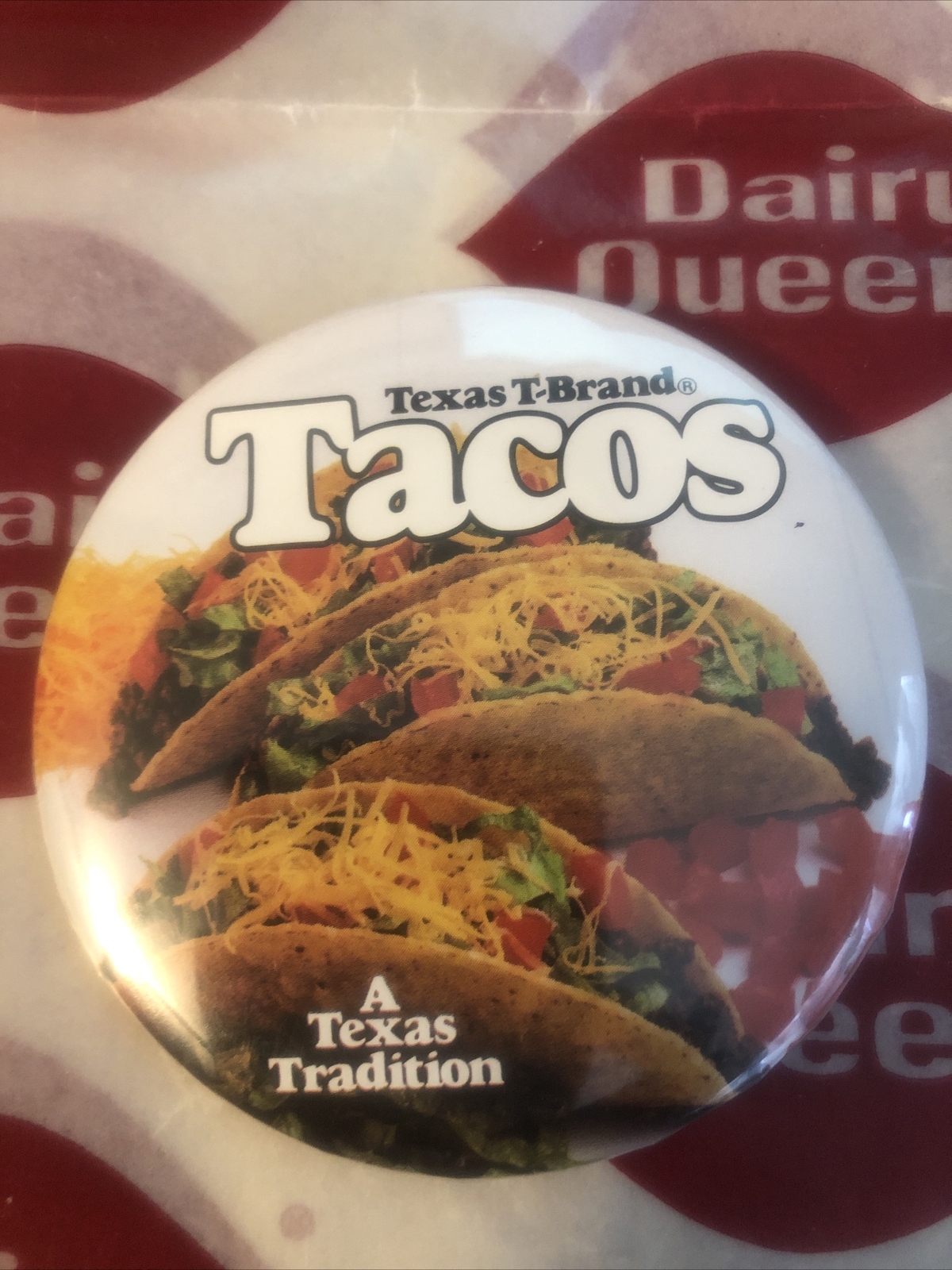Rare VTG DQ Dairy Queen Texas T Brand Tacos "A Texas Tradition