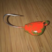 6 TOG JIGS No Collar Sparkie Green/Orange Blackfish Jig Heads Tautog 1/2oz - 3oz
