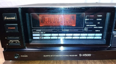 Vintage Sansui S-X500 Studio Quartz Synthesizer Audio Receiver