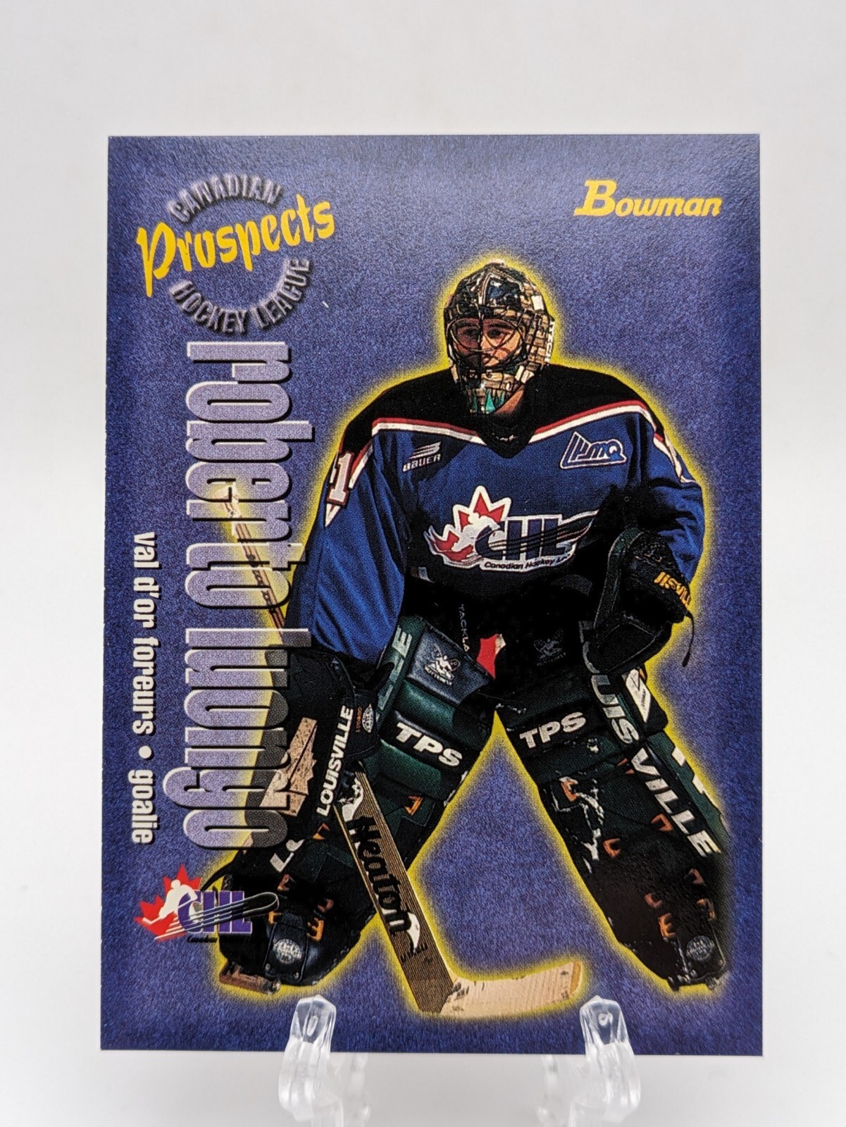 💥 1997 Bowman CHL #159 Roberto Luongo Top Prospects 