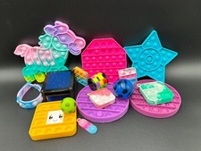 Fidget Toy Lot of 16 - Pop Its, Spinners, Fidgets