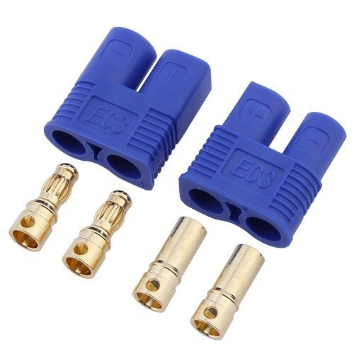 Racers Edge EC3 Male & Female Plugs (5 pair) - RCE1678 - Picture 1 of 1