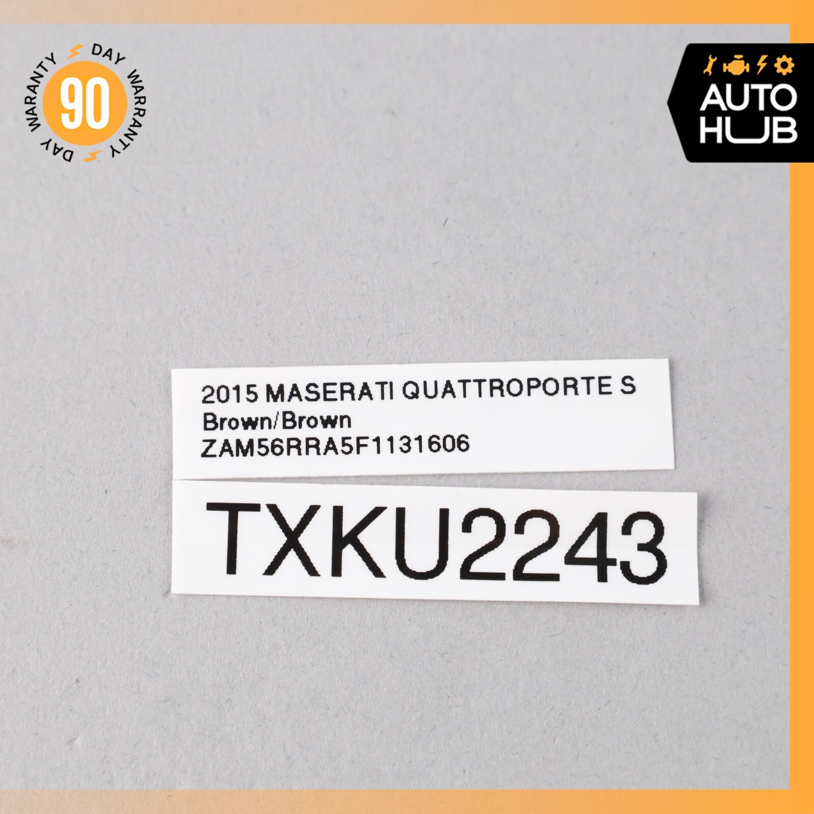 2015 Maserati Quattroporte M156 Upper Steering Column Trim Wood OEM 32k