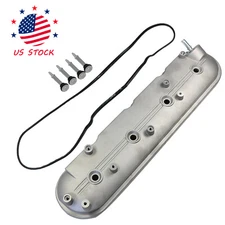 Left Driver Side 12570427 Valve Cover For 1999-2008 Cadillac Chevy GMC Pontiac
