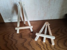 12er-Set Mini-Staffeleien Aus Holz – Ideal Für Kleine Leinwände, Karten, Fotos & Notizen
