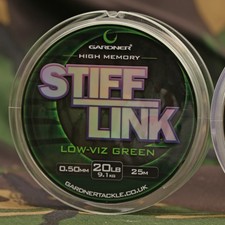 Gardner Tackle Stiff Link Hooklink - Carp Tench Coarse Chod Stiff Fishing Line