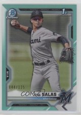 2021 Bowman Chrome Prospects Aqua Refractor 44/125 Jose Salas #BCP-110 0nr3