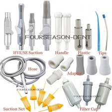 32 Type Dental Saliva Ejector Suction Valve HVE SE Handpiece Handle/Tube/Adaptor