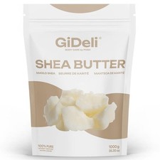 Bio Sheabutter 1kg Unraffiniert A-Grade Handgeknetet Natur Körperbutter GiDeli
