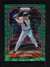 2021 Panini Prizm Tier II Green Wave Prizm Cal Ripken Jr Cal Ripken #149 HOF tv5
