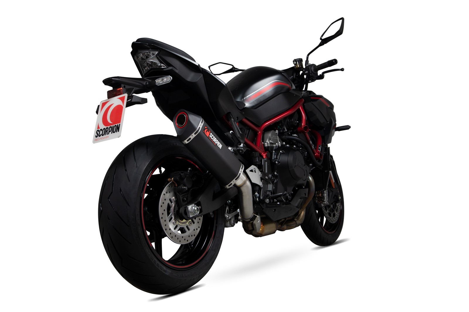 Kawasaki Z H2 20-25 Scorpion Exhaust Serket Black Ceramic Slip-on RKA135BCER